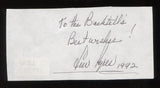 Lew Ayres Signed Paper Signature Autographed Vintage 