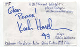 Kadeem Hardison Signed 3x5 Index Card Autographed Signature Actor