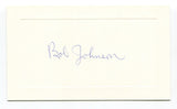 Bob Johnson Signed Card Autographed Orioles Baseball MLB Roger Harris Collection