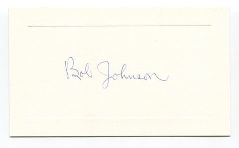 Bob Johnson Signed Card Autographed Orioles Baseball MLB Roger Harris Collection