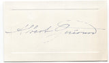 Albert L. Guerard Signed Card Autographed Vintage Signature Author