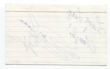 Leighann Lord Signed 3x5 Index Card Autographed Signature Comedian Host