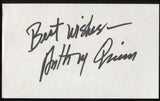 Anthony Quinn Signed Index Card Signature Autographed AUTO 