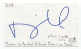 Maggie Gyllenhaal Signed 3x5 Index Card Autographed Signature Batman