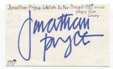 Jonathan Pryce Signed 3x5 Index Card Autographed Game of Thrones - High Sparrow