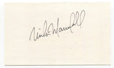 Mike Marshall Signed 3x5 Index Card Autographed MLB Baseball Los Angeles Dodgers