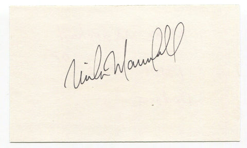 Mike Marshall Signed 3x5 Index Card Autographed MLB Baseball Los Angeles Dodgers