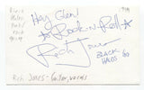 The Black Halos - Rich Jones Signed 3x5 Index Card Autographed Signature