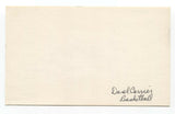 Darel Carrier Signed 3x5 Index Card Autographed Signature NBA Basketball