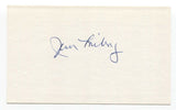Jim Lonborg Signed 3x5 Index Card Baseball Autographed Signature