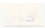 Jim Ambler Signed 3x5 Index Card Autograph Actor Saturday Night Fever