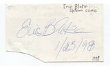Eric Blake Signed 3x5 Index Card Autographed Signature Comedian Comic Actor