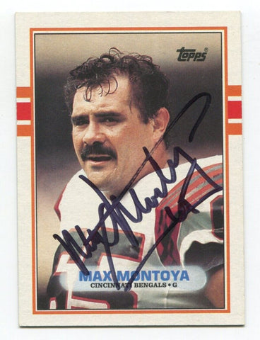 1988 Max Montoya Signed Card Football Autographed #30