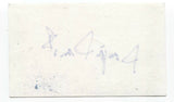 Sonja Smits Signed 3x5 Index Card Autographed Signature Actress