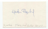 Kjartan Flogstad Signed 3x5 Index Card Autographed Signature Author Writer