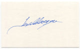 Tex Clevenger Signed 3x5 Index Card Autographed MLB Baseball Boston Red Sox