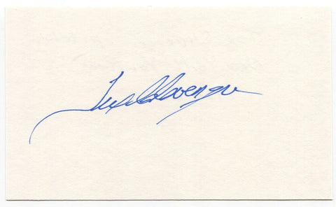 Tex Clevenger Signed 3x5 Index Card Autographed MLB Baseball Boston Red Sox