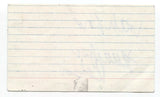 Jennifer Rubin Signed 3x5 Index Card Autograph Signature Actress
