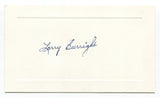 Larry Burright Signed Card Autograph MLB Baseball Roger Harris Collection