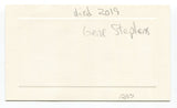 Gene Stephens Signed Card Autograph MLB Baseball Roger Harris Collection