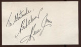 Perry Como  Signed Card  Autographed Singer Vocalist AUTO Signature