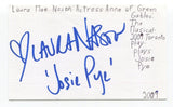 Laura Mae Nason Signed 3x5 Index Card Autographed Actress Lexx