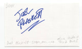 Thrush Hermit - Joel Plaskett Signed 3x5 Index Card Autographed Signature