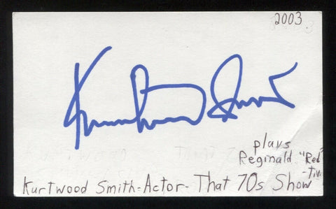 Kurtwood Smith Signed 3x5 Index Card Autographed Signature That 70's Show
