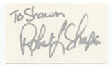 Robert Shapiro Signed 3x5 Index Card Autographed Vintage Signature OJ Simpson 