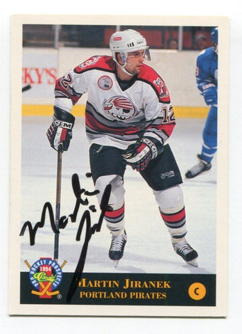 1994 Classic Pro Prospects Martin Jiranek Signed Card Hockey Autograph AUTO 169