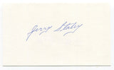 Jerry Staley Signed 3x5 Index Card Autographed MLB Baseball St. Louis Cardinals