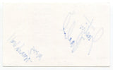 Justin Packard Signed 3x5 Index Card Autograph Actor Dancer Matilda