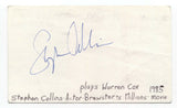 Stephen Collins Signed 3x5 Index Card Autographed Actor 7th Heaven Star Trek 