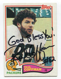 1982 Topps Paul Coffman Signed Card Football Autographed #355