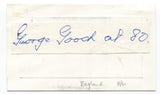 George Gooch Signed Card Autographed Signature Politician Author