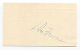 Don Ferrarese Signed Index Card Autographed Baseball MLB Baltimore Orioles