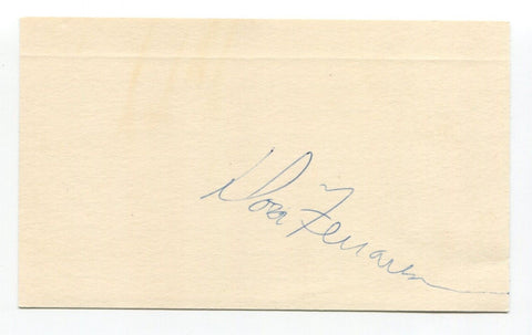 Don Ferrarese Signed Index Card Autographed Baseball MLB Baltimore Orioles