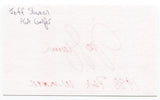 Jeff Sluman Signed 3x5 Index Card Autographed Golf 1988 PGA Champion Golfer