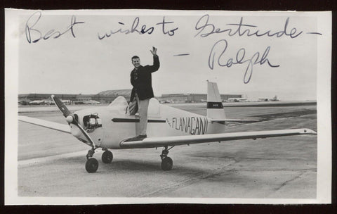 Ralph Flanagan Orchestra Signed Postcard Photo Autographed Conductor  AUTO RPPC