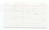 Shelby - Paul Moschella Signed 3x5 Index Card Autographed Signature Drummer