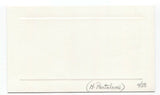 Helenka Pantaleoni Signed Card Autographed Signature UNICEF Tea Lenoi's Grandma