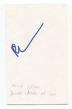 Harvey Littman Signed 3x5 Index Card Autographed Signature Director