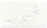 Edo van Belkom Signed 3x5 Index Card Autographed Signature Author Writer