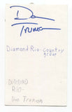 Diamond Rio - Dan Truman Signed 3x5 Index Card Autographed Signature Band