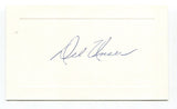 Del Unser Signed Card Autograph MLB Baseball Roger Harris Collection