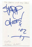 The Vapids - Scott Johnston Signed 3x5 Index Card Autographed Signature Band