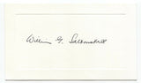 William Saltonstall Signed Card Autographed Signature Author Educator