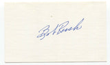 Bob Rush Signed 3x5 Index Card Baseball Autographed Signature Chicago Cubs