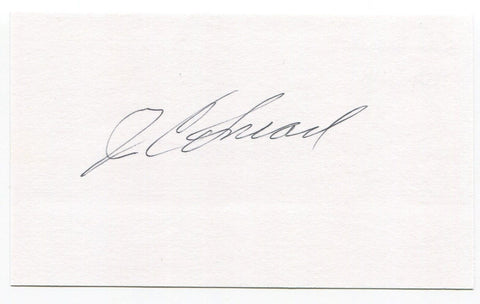 J.C. Snead Signed 3x5 Index Card Autographed PGA Golf Golfer