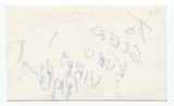 Ronnie Edwards Signed 3x5 Index Card Autographed Signature Comedian Comic Actor